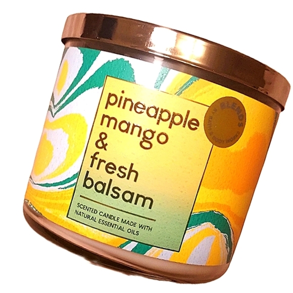 Bath & Body Works Other - 🍍🥭NEW LIMITED EDITION PINEAPPLE MANGO BLENDS BATH & BODY WORKS 3-WICK C